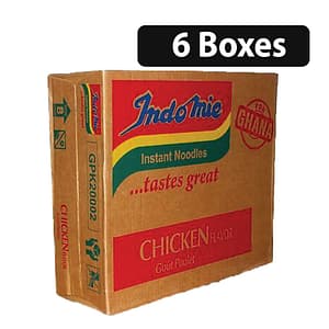 (6 Boxes) Indomie Instant Noodles Tastes Great Chicken Flavor 70g Gout Poulet