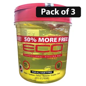 Eco Styling Gel Argan Oil 24oz x3