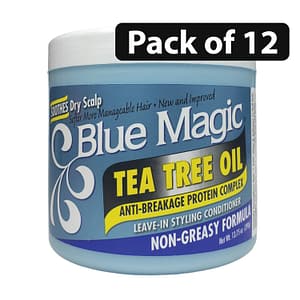 (Pack of 12) Blue Magic Tea Tree Oil Anti-Breakage Protein Complex 13.75oz