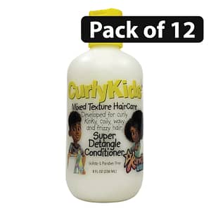 (Pack of 12) CurlyKids Super Detangle Conditioner 8oz