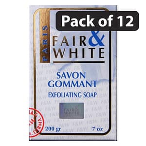 (Pack of 12) Fair & White Paris Savon Gommant Exfoliating Soap 7oz