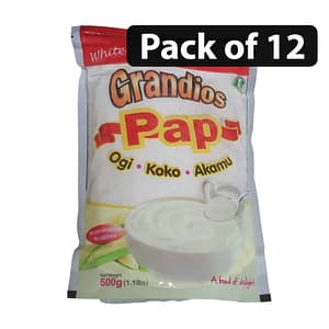 (Pack of 12) Grandios Pap Ogi/Koko/Akamu 500g