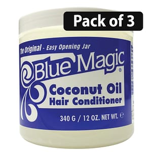 (Pack of 3) Blue Magic Coconut Oil Hair Conditioner 12oz