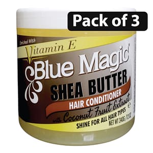 (Pack of 3) Blue Magic Shea Butter Hair Conditioner 340g12oz