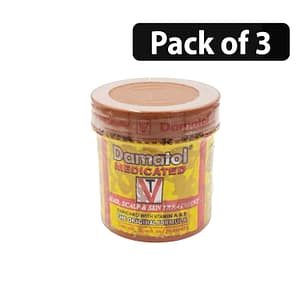 (Pack of 3) Damatol Medicated Hair, Scalp And Skin Treatment 55g