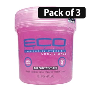 (Pack of 3) Eco Styling Gel Curl & Wave 16oz