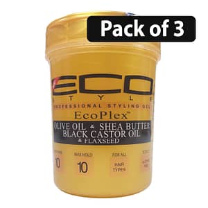 (Pack of 3) Eco Styling Gel EcoPlex 32oz