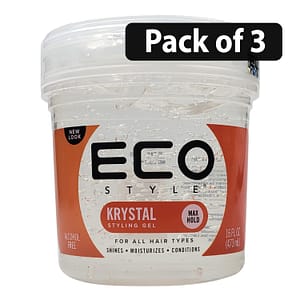 (Pack of 3) Eco Styling Gel Krystal 16oz