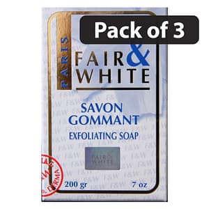 (Pack of 3) Fair & White Paris Savon Gommant Exfoliating Soap 7oz