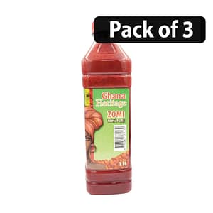 (Pack of 3) Ghana Heritage 100% Pure Zomi 1L