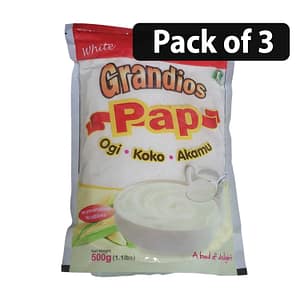 (Pack of 3) Grandios Pap Ogi/Koko/Akamu 500g