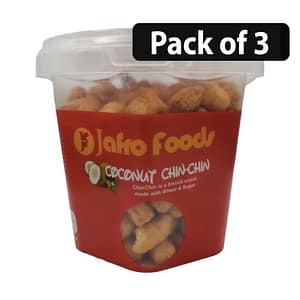 (Pack of 3) Jafro Foods Chin Chin Coconut 450g