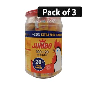 (Pack of 3) Jumbo Chicken Stock Cubes (120 Tablettes) 1200g