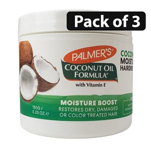 (Pack of 3) Palmers Coconut Oil Formula Moisture Gro Hairdress 5.25oz