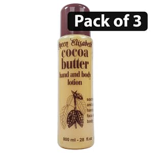 (Pack of 3) Queen Elisabeth Cocoa Butter Hand And Body Lotion 800ml (Pack of 3) Queen Elisabeth Cocoa Butter Hand And Body Lotion 800ml