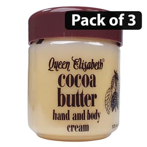 (Pack of 3) Queen Elisabeth Cocoa Butter Hand & Body Cream 125ml