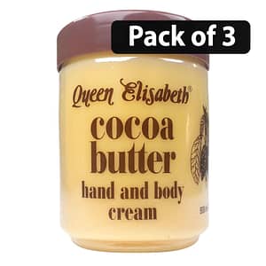 (Pack of 3) Queen Elisabeth Cocoa Butter Hand & Body Cream 500ml