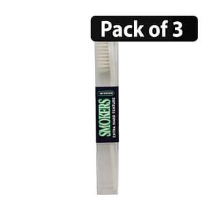 (Pack of 3) Wisdom Extra Hold Texture Toothbrush for Smokers
