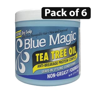 (Pack of 6) Blue Magic Tea Tree Oil Anti-Breakage Protein Complex 13.75oz