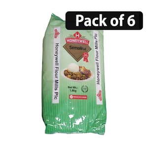 (Pack of 6) Honeywell Flour Meal 1.8kg Semolina
