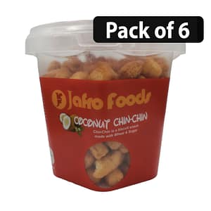 (Pack of 6) Jafro Foods Chin Chin Coconut 450g