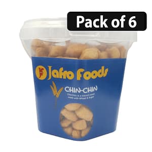 (Pack of 6) Jafro Foods Chin Chin Original 450g