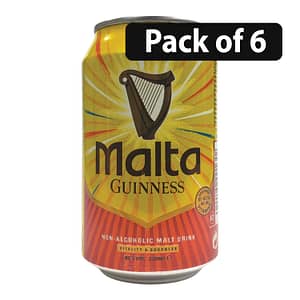 (Pack of 6) Malta Gunness Non Alcoholic Malt Drink 330ml