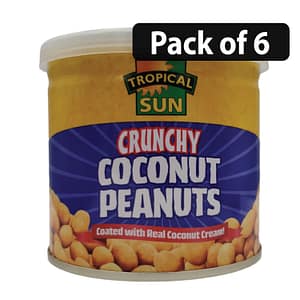 (Pack of 6) Tropical Sun Crunchy Coconut Peanut 165g