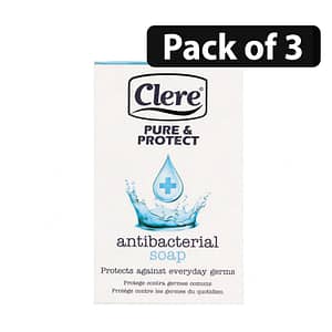 (Pack of 3) Clere Pure & Protect antibacterial soap 150g