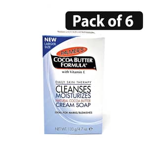 (Pack of 6) Palmer’s Cocoa Butter Soap with Vitamin-E 4.7oz