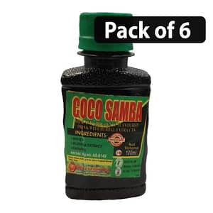 (Pack of 6) Coco Samba Milk And Chocolate Flavoured Drink with Herbal Extracts 100ml