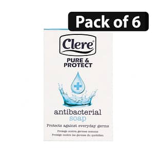(Pack of 6) Clere Pure & Protect antibacterial soap 150g