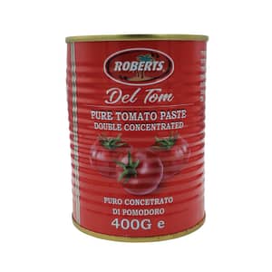 Roberts Del Tom Pure Tomato Paste 400g