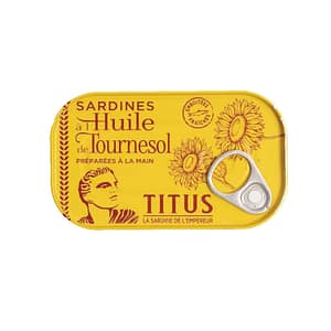 Titus Sardines Al Huile De Tournesol 125g