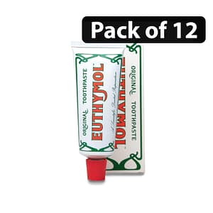 (Pack of 12) Euthymol Original Toothpaste 75ml
