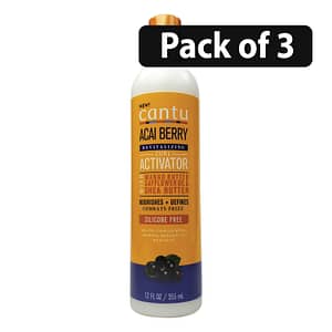 (Pack of 3) Cantu Acai Berry Revitalizing Curl Activator 12oz