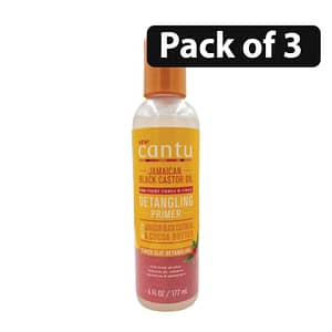 (Pack of 3) Cantu Jamaican Black Castor Detangling Primer 177ml