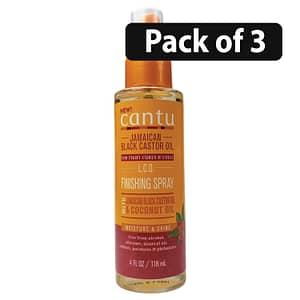 (Pack of 3) Cantu Jamaican Black Castor Oil Finishing Spray 4oz