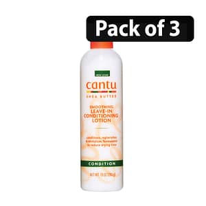 (Pack of 3) Cantu Shea Butter Smoothing Leave-In Conditioning Lotion 10oz