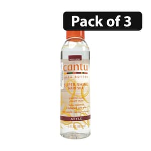 (Pack of 3) Cantu Shea Butter Super Shine Hair Silk 6oz/180ml