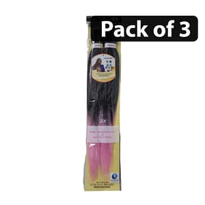 (Pack-of-3)-Kuknus-Collection-2X-Braid-26''-T1BPink