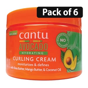 (Pack of 6) Cantu Avocado Hydrating Curling Cream 12oz/340g