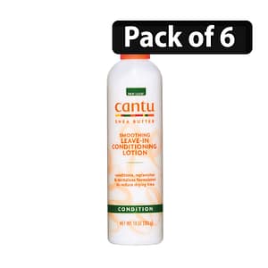 (Pack of 6) Cantu Shea Butter Smoothing Leave-In Conditioning Lotion 10oz