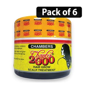 (Pack of 6) Chambers Chapter 2000 Hair Grow Scalp Treatment 160g