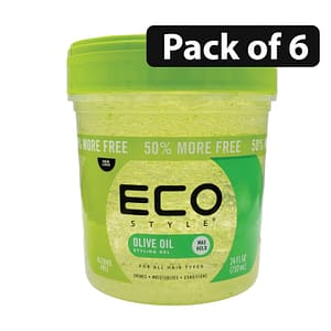 (Pack of 6) Eco Olive Oil Style Gel 24Fl.oz
