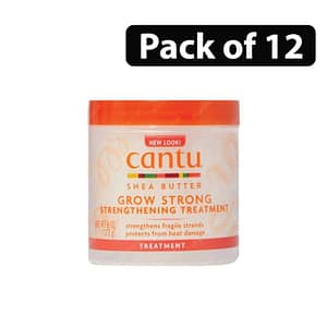 (Pack of 12) Cantu Shea Butter Grow Strong Strengthening Treatment 6oz