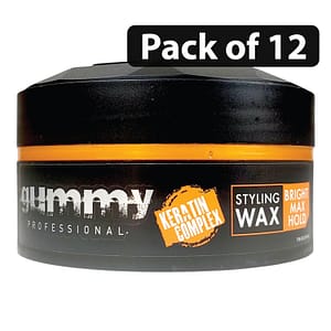 (Pack of 12) Gummy Bright Max Hold Styling Wax 5oz