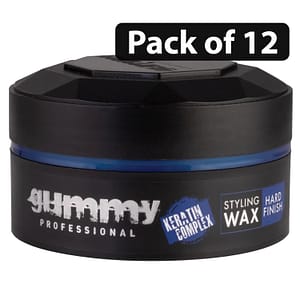 (Pack of 12) Gummy Professional Hard Finish Styling Wax 150ml