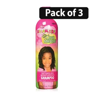 (Pack of 3) African Pride Dream Kids Olive Miracle Shampoo 355ml