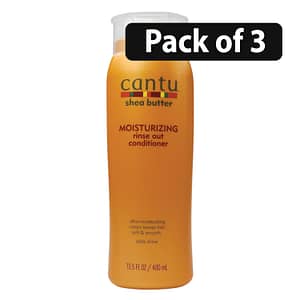 (Pack of 3) Cantu Shea Butter Moisturizing Brightening Rinse Out Conditioner 400ml